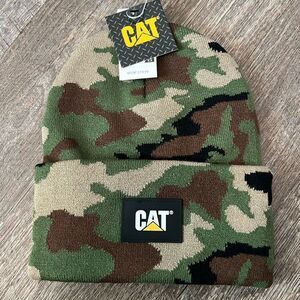 Caterpillar CAT Label Cuff Beanie- Camo
